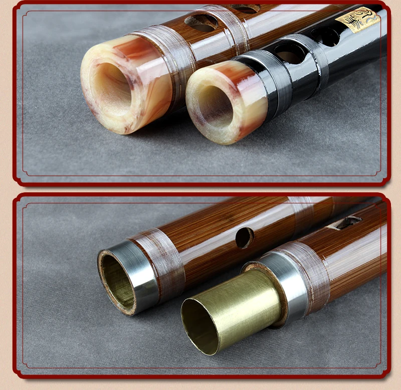 2-х секционный китайский флейта бамбуковые солнечные очки ручной работы, ветро-инструмент с китайский узел наиболее основной флейта вертикальный удар