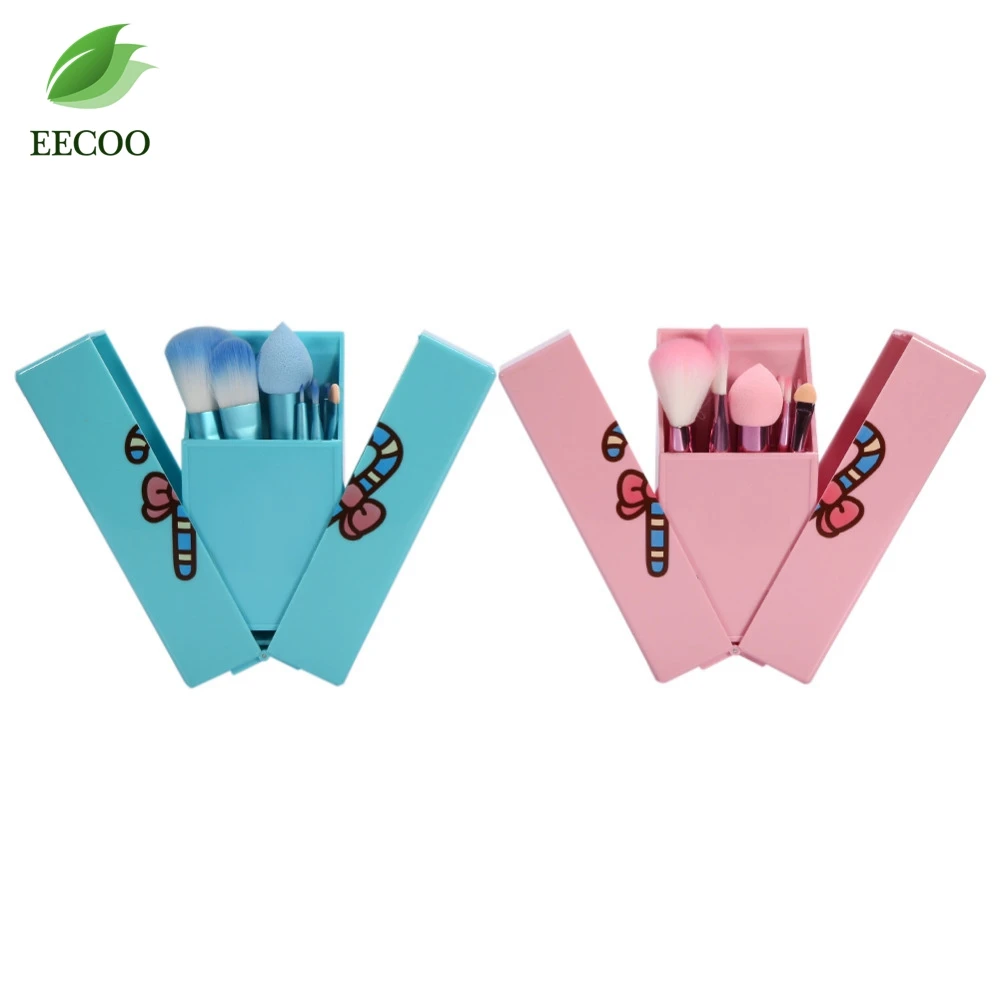 

8pcs Brushes Set Foundation Cosmetic Powder Multifunction Toiletry Brushes With Make Up Brush Bag Kits Premium Make Up Brushes