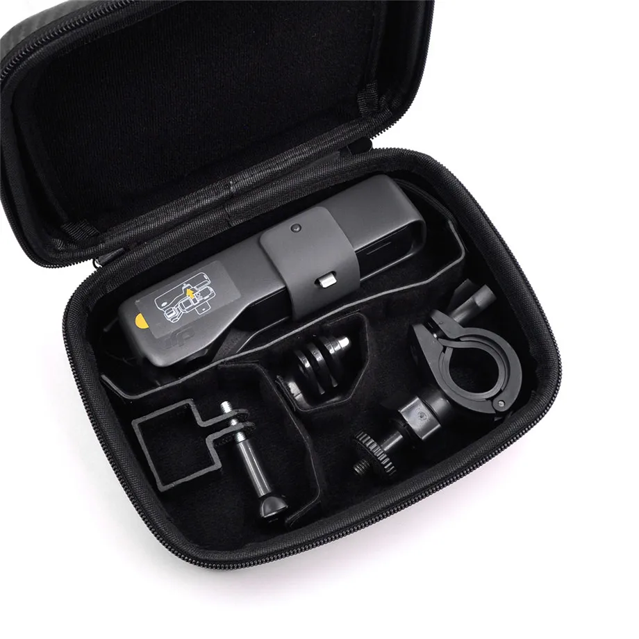 PU Carbon Grain Storage Bag For DJI OSMO Pocket Portable Travel Carry Case Cover For OSMO Pocket Accessories Protective Handbag-19