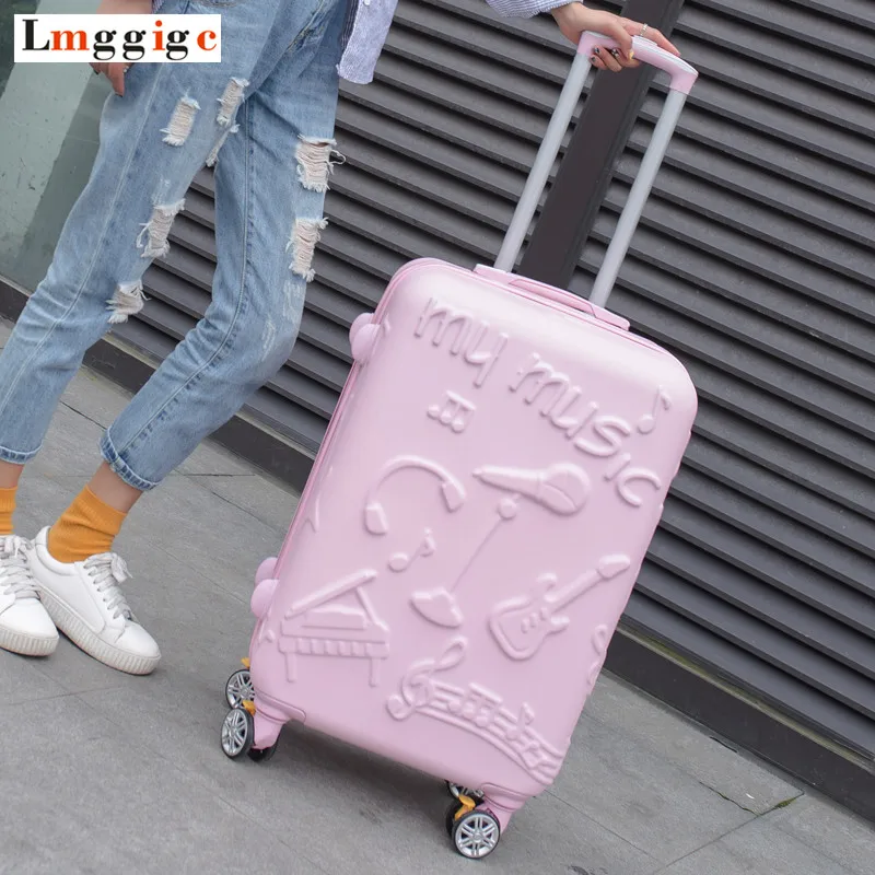

20"24"inch New Trolley Case, Fashion Rolling Luggage ,Women Travel Suitcase bag, Universal Wheel ABS Hardcase Box