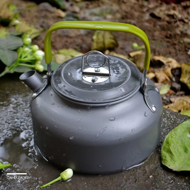 

2019 New Camping Kettle Camp Tea Kettle Coffee Pot Outdoor Coffee Teapot Camping Hiking Picnic BBQ Kettle Water Pot Aluminum