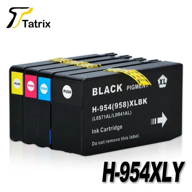 New For HP 954 XL 954XL Full Ink Cartridge BK/C/M/Y For HP OfficeJet Pro 7740 8210 8710 8715