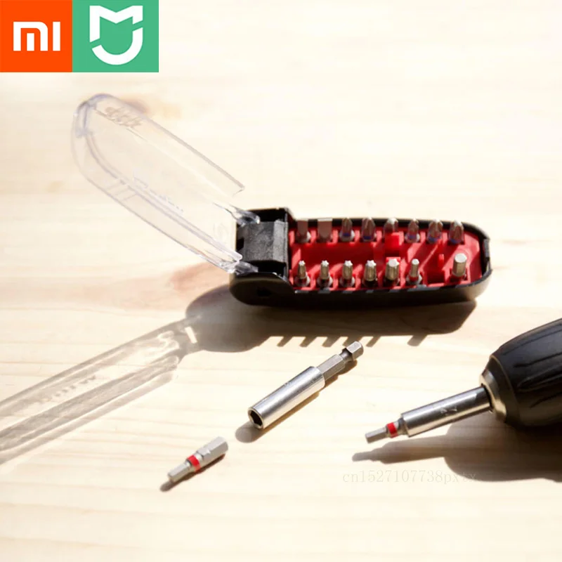 Набор отверток Xiaomi Mijia Wiha, 17 в 1, магнитный пост, секундная замена, шаль, Пакетная головка, скрытая отвертка, инструмент для ремонта дома