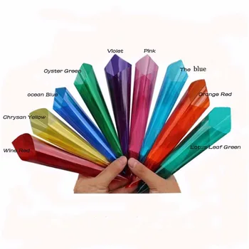 

30cm wide Colored Decorative Glass Film Heat-Insulation Drop-Shipping Sun-Proof Membrane Multi-Color Transparent Window Stickers
