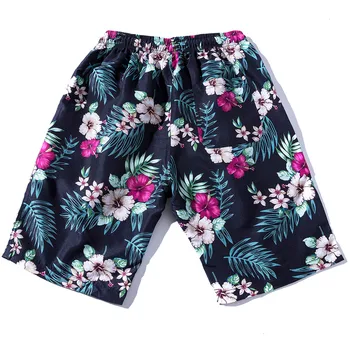 

Summer Women Couples Beach Floral Swim Shorts Trunks Nickel Pants National Sand beach Men's Swimsuits Swim Trunks c0321