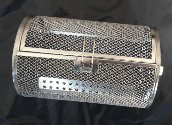 5 дюйм(ов) электрическая духовка Ротари нержавеющей стали клетка выпечки инструмент d12x18cm 0.6 квадратное отверстие