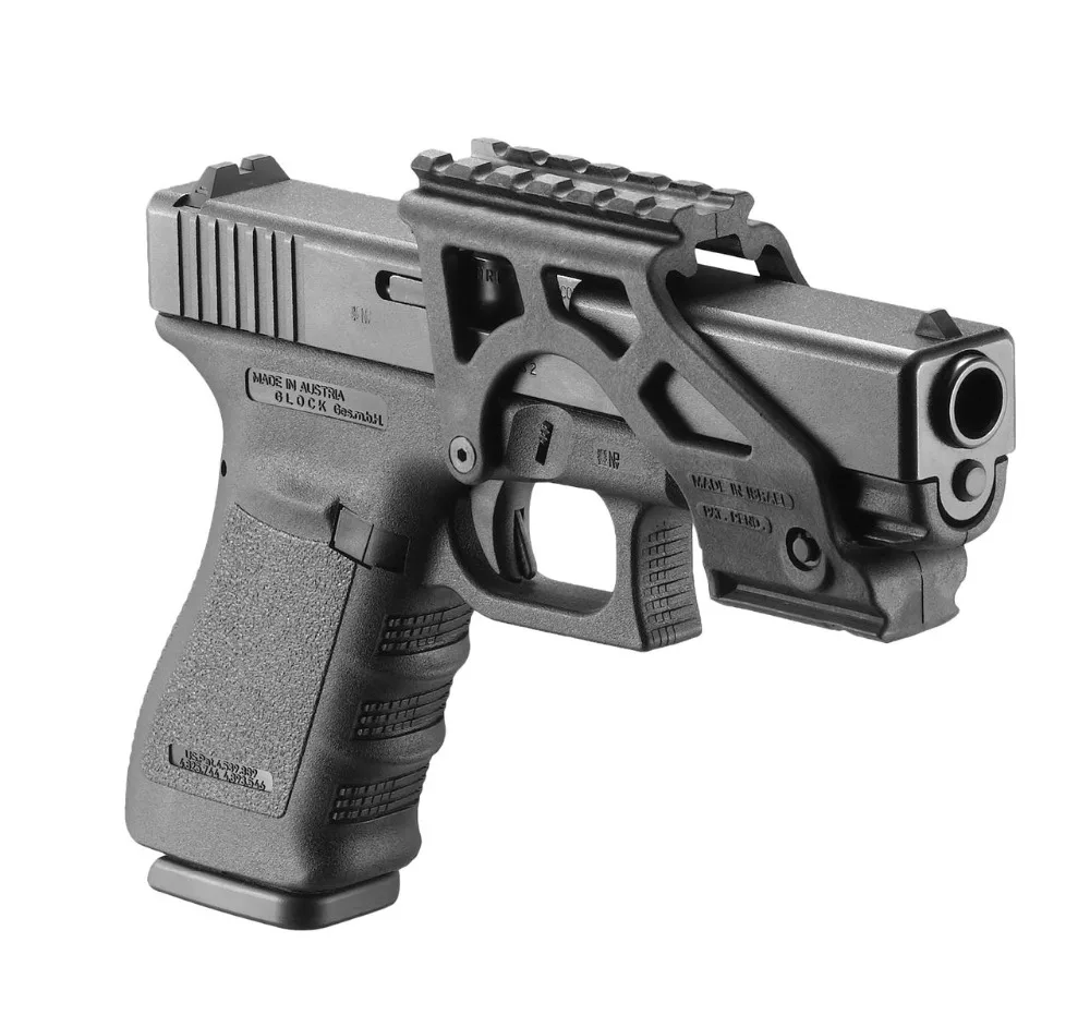 Тактический лазерный фонарик MAKO PRO GIS Rail Scope Mount с Пикатинни для пистолет Glock 17 19 20 21 22 23 34 Gen 3& 4