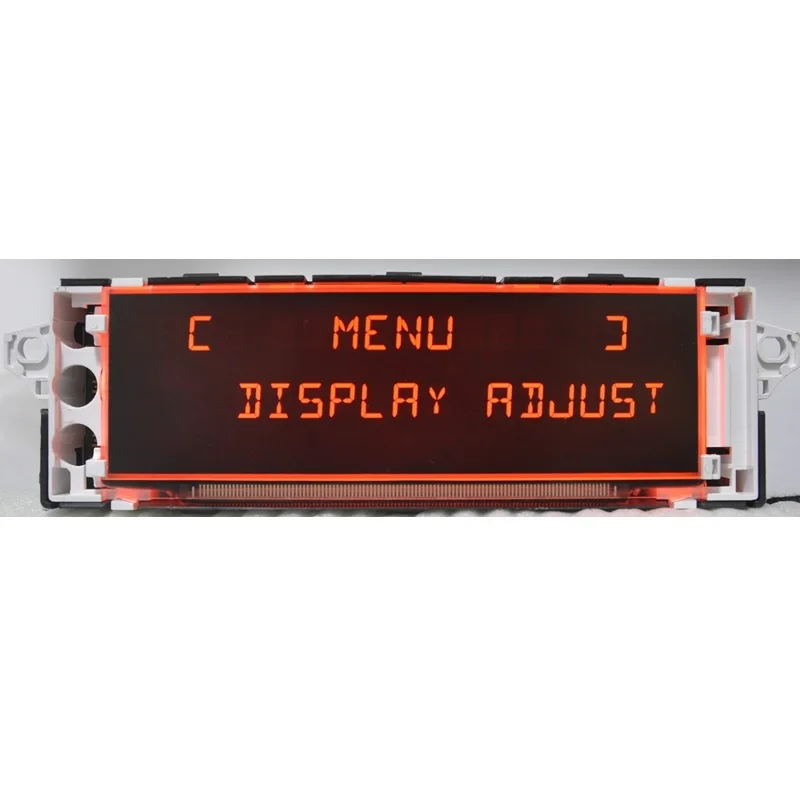 Автомобильный экран с поддержкой USB AUX дисплей красный монитор 12 контактов
