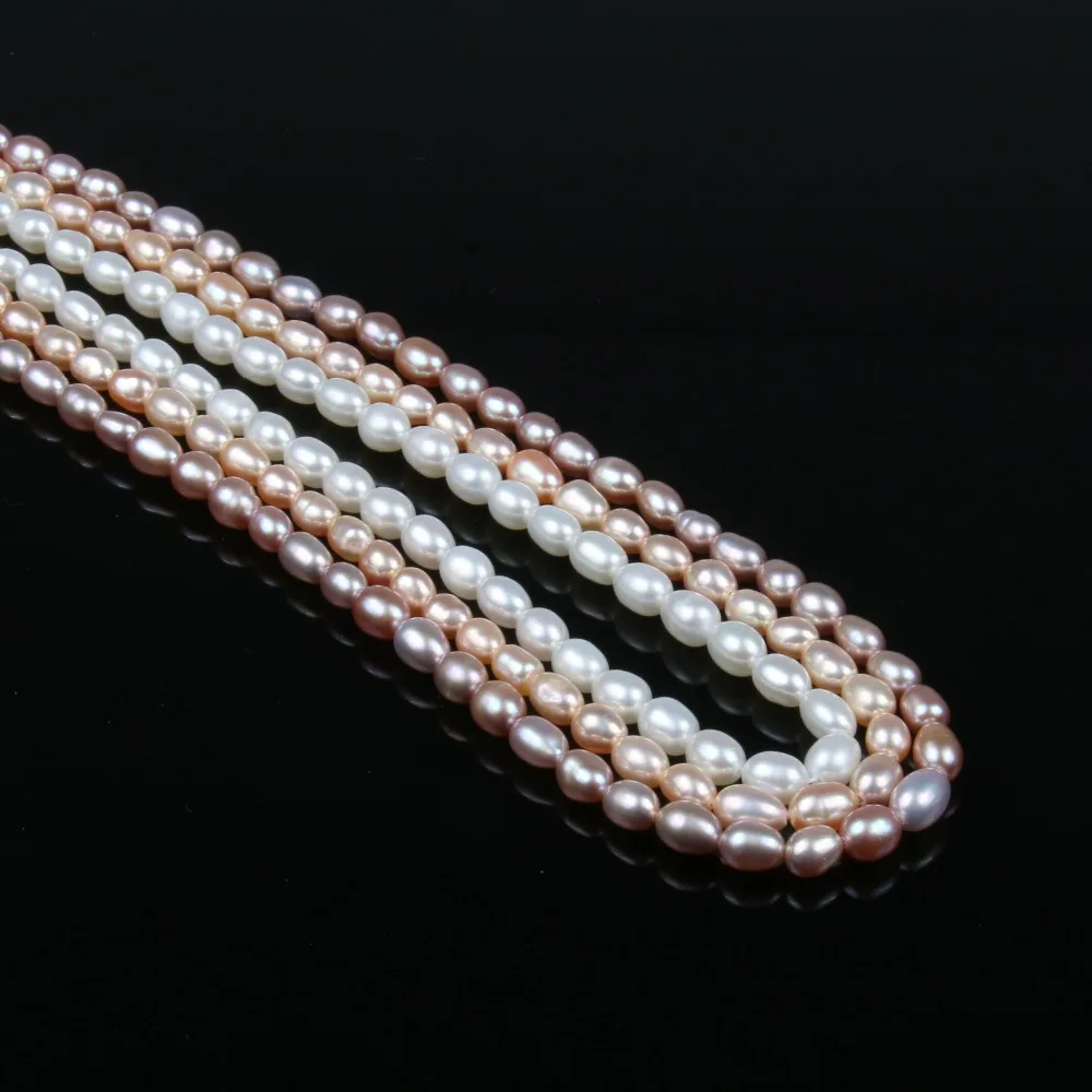 Natural Freshwater Pearl Beads High Quality AAA 36cm Punch Loose Beads for DIY Women Elegant Necklace Bracelet Jewelry Making