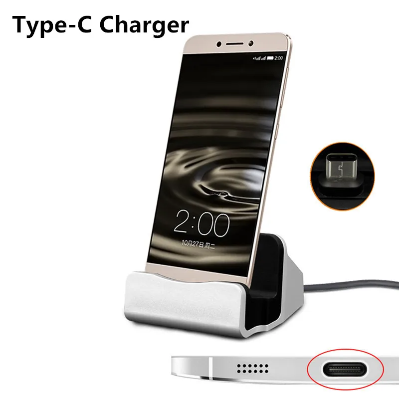 

USB 3.1 Type-C Dock Charger Station Holder Type C Charging Cradle For Oukitel K5000 Huawei Honor Note 10 Xiaomi Play