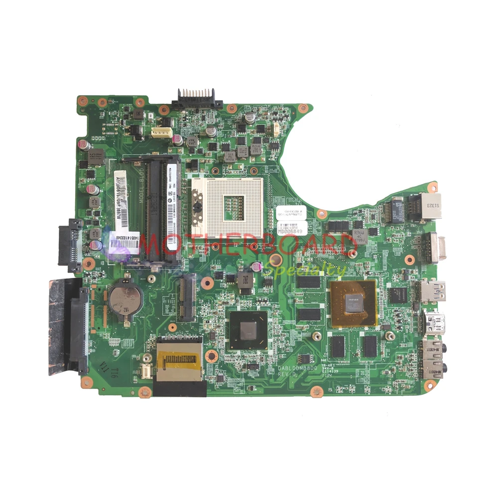 Vieruodis для ноутбука TOSHIBA SATELLITE L750 L755 материнская плата A000081570 DABLDDMB8D0 REVD HM65 W/GT525M GPU