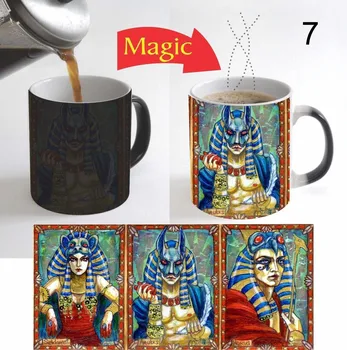 

Egyptian Art Painting Egypt Magic Color Change 11 Oz Coffee Ceramic Mug