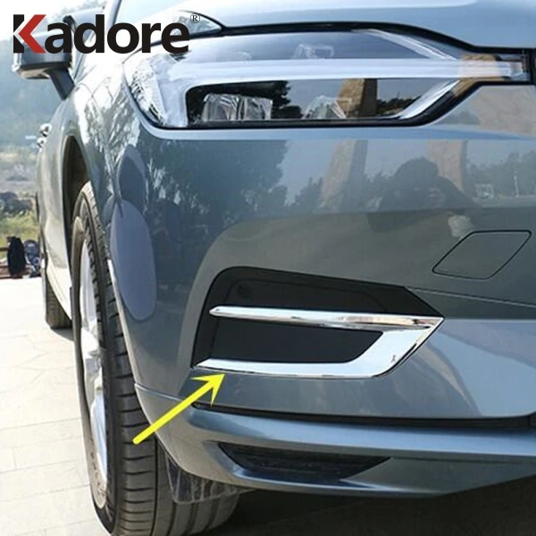 Для Volvo XC60 XC 60 ABS Хромированная передняя противотуманная фара накладка автомобиль защиты Автоматические Внешние аксессуары