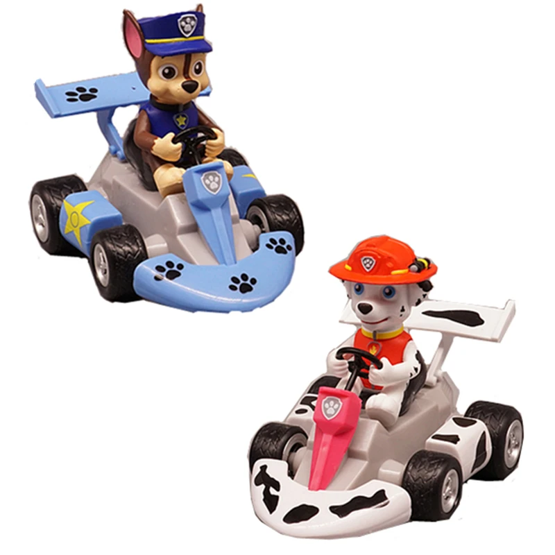 

New Paw patrol dog toy paw patrol car rescue car pvc material toy children's toy best gift for children