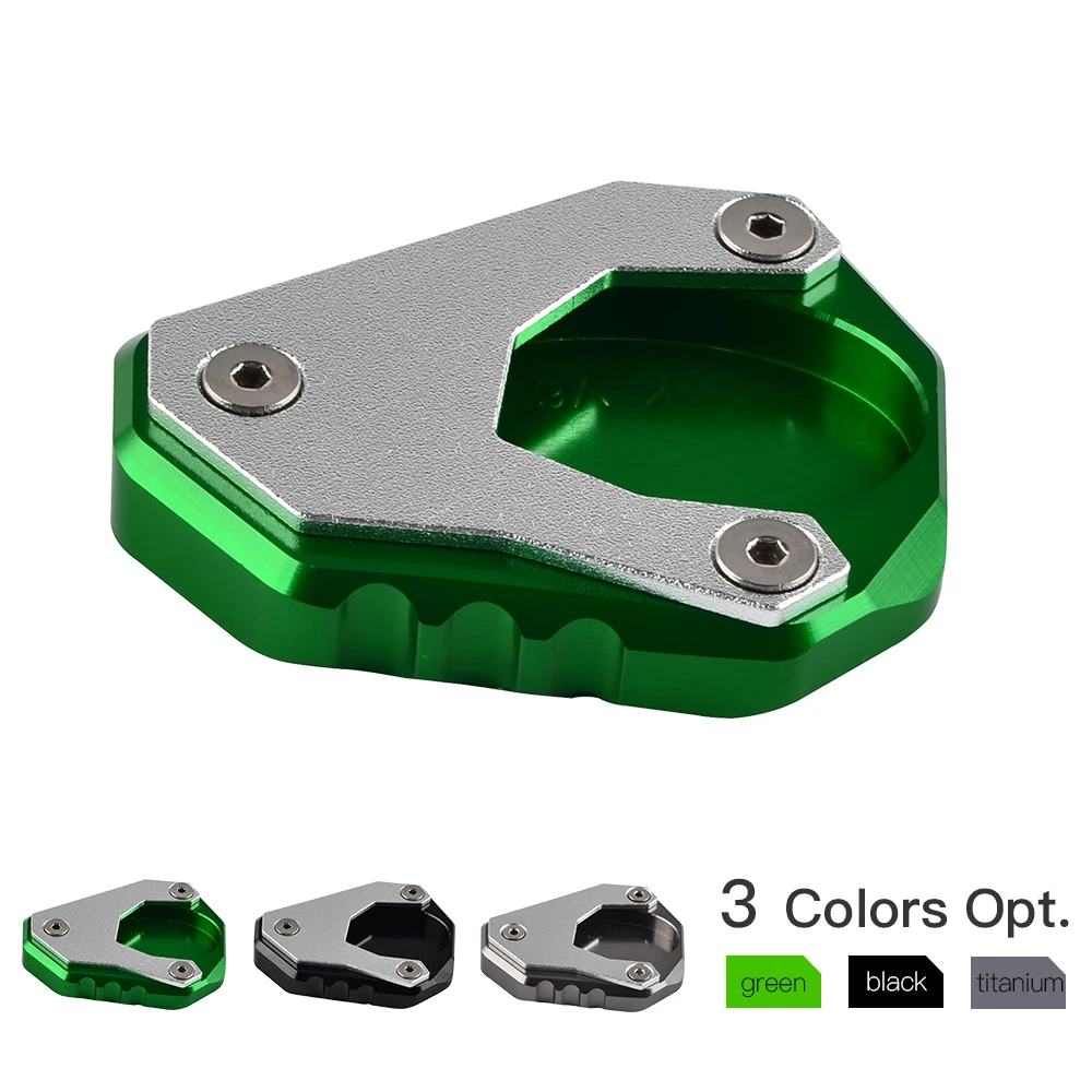 NICECNC Motorcycle Kickstand Kick Stand Side Stand Extension Pad Plate