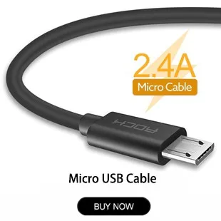 ROCK-Round-Micro-USB-Cable-1m-2m-for-Xiaomi-Redmi-Note-2-4A-Fast-Charging-USB