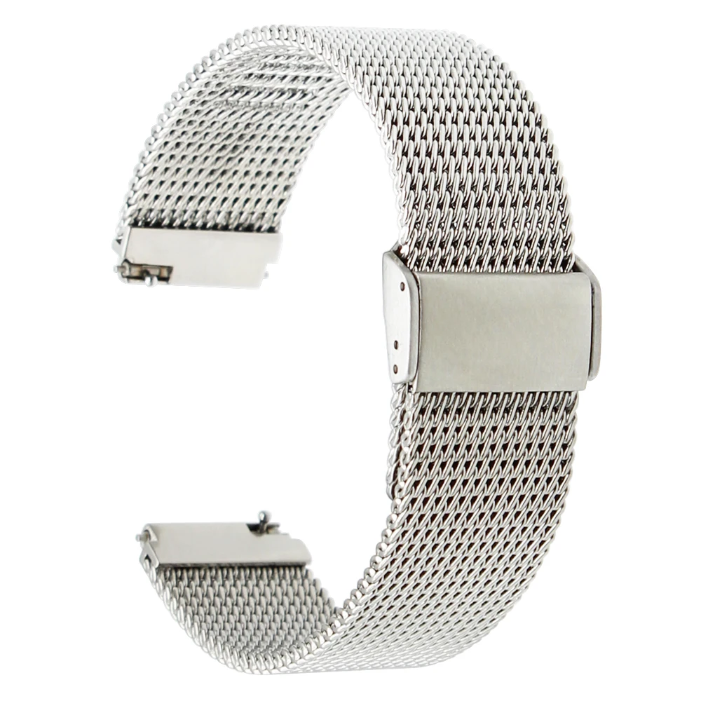 Обновленный Миланский ремешок 18 мм+ быстросъемный штырь для huawei Watch& Fit Honor S1 ремешок для часов из нержавеющей стали браслет на запястье