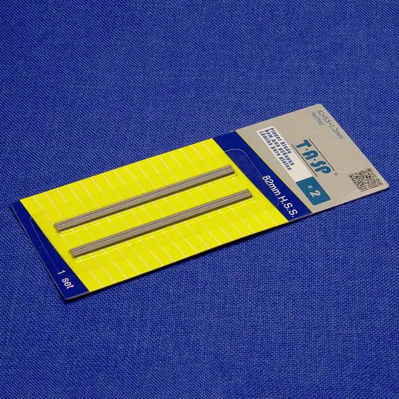 Planer Blades 82mm HSS Planer Blade 82 x 5.5 x 1.2 mm Reversible for Woodworking Machinery Parts