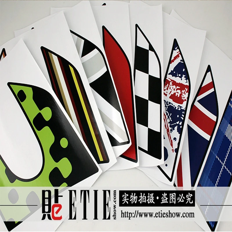 

ETIE 2X MINI Decals Fender Sticker On Auto R56 Vinyl Wrapping Motor Car Accessories Automobile Stickers 3M Paint Protector
