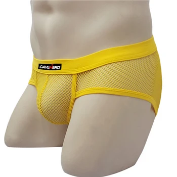 

Sexy Men Underwear Briefs Transparent Net Mesh Bikini Briefs Underwear See Though Breathable Brief Sexy Lingerie Gift