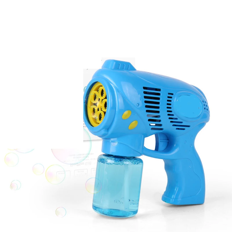 Electricity Bubble Machine Five Rings blow bubbles Colorful children outdoors automatic Toys