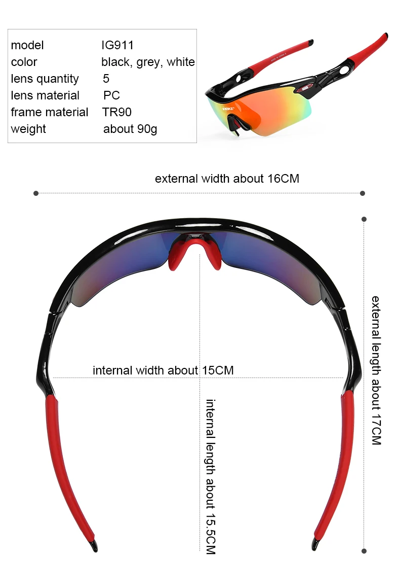 INBIKE поляризационные солнцезащитные очки для спорта на открытом воздухе, велосипедные очки для женщин и мужчин, солнцезащитные очки для горного велосипеда, очки для вождения и велоспорта, очки с 5 линзами