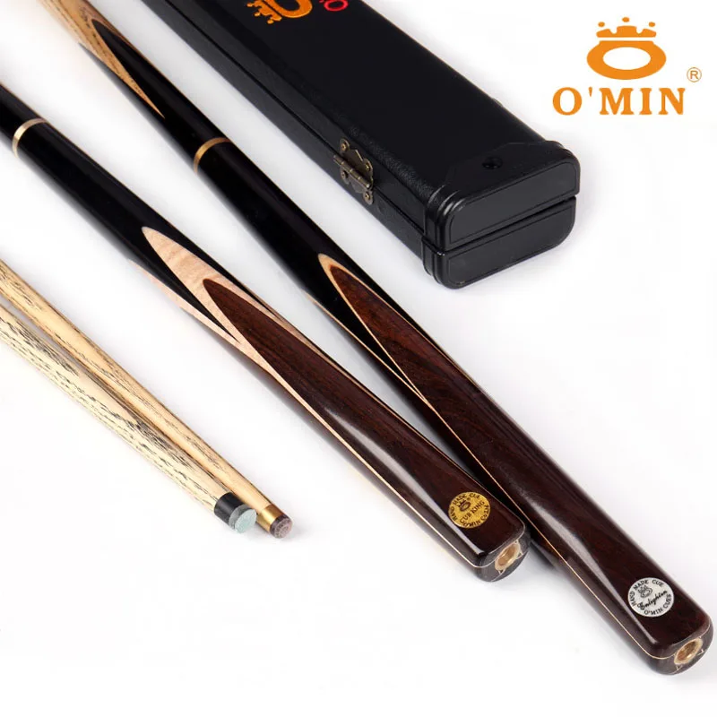 

O'Min 3/4 Jointed Snooker Cues Sticks Cue King with 3 4 Snooker Cue Case Set 9.8mm 11.5mm Tips China