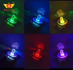 Новейшие высококачественные светодиодный подсветкой джойстик с разноцветными огоньками Аркады Джамма игра с микро-переключатели для