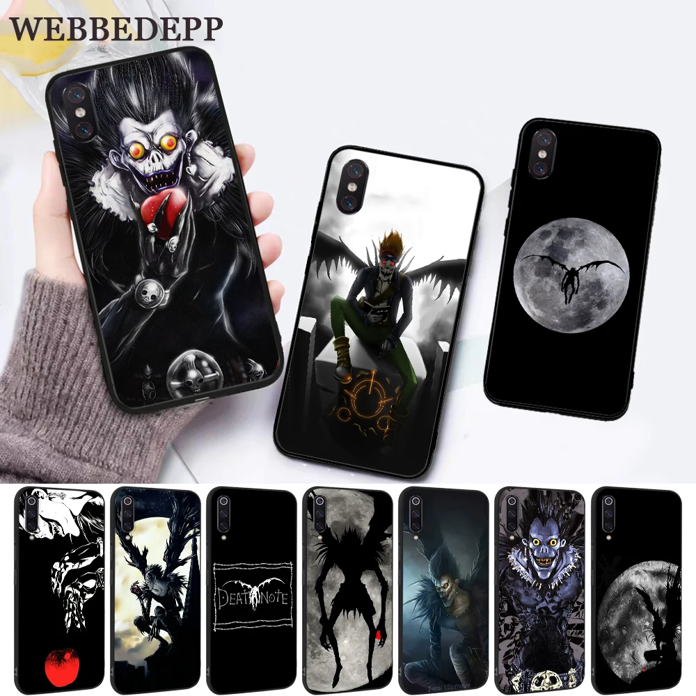 

WEBBEDEPP Death Note Ryuk Silicone Case for Xiaomi MI 5X 6 6X 8 9 SE F1 A1 A2 Lite MAX 3
