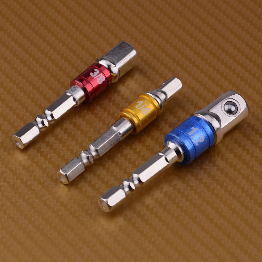 LETAOSK 3pcs/lot Socket Bit Adapter Set Impact Drill Bit Driver