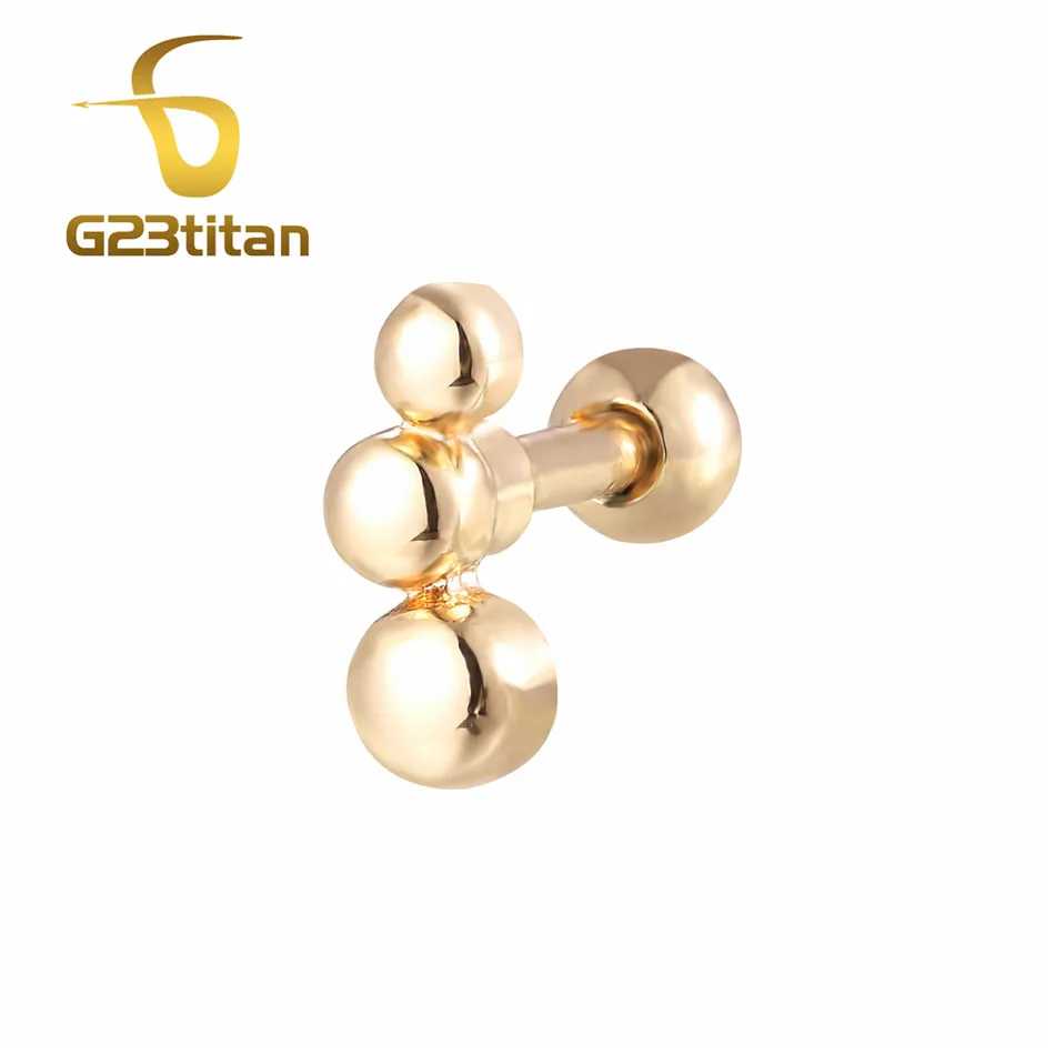 G23titan прокола ушей серьги для ушей для хрящевой пирсинг 16 г 6 мм хирургические стальные Ушные Шпильки Женские аксессуары Модная бижутерия для пирсинга - Окраска металла: tragus earing