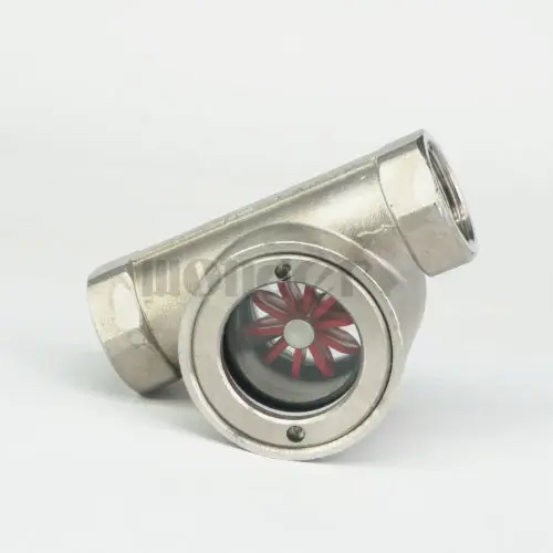 Индикатор потока окна из нержавеющей стали с крыльчаткой 3/4 &quotBSP Woman SS304|3/4&quot bsp| |