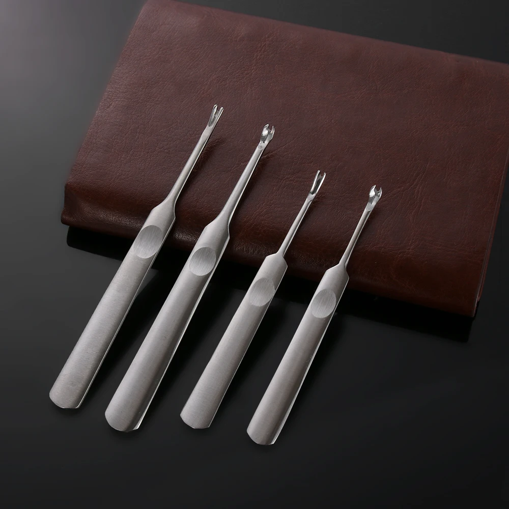 Leather Craft Tools Leather Sewing Tools U+V Shaped Leather Stitching Skiving Tool Kit
