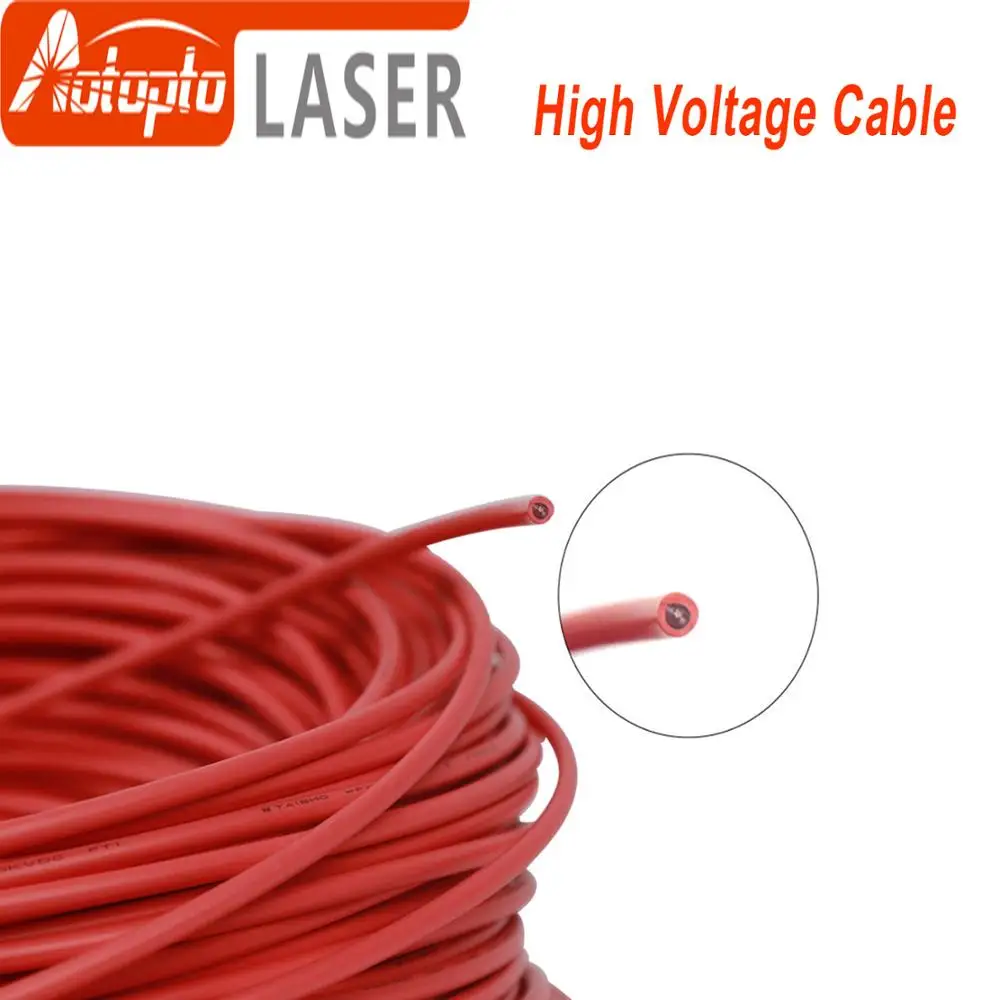 4KV high voltage cable for CO2 Laser Engraving Cutting Machine