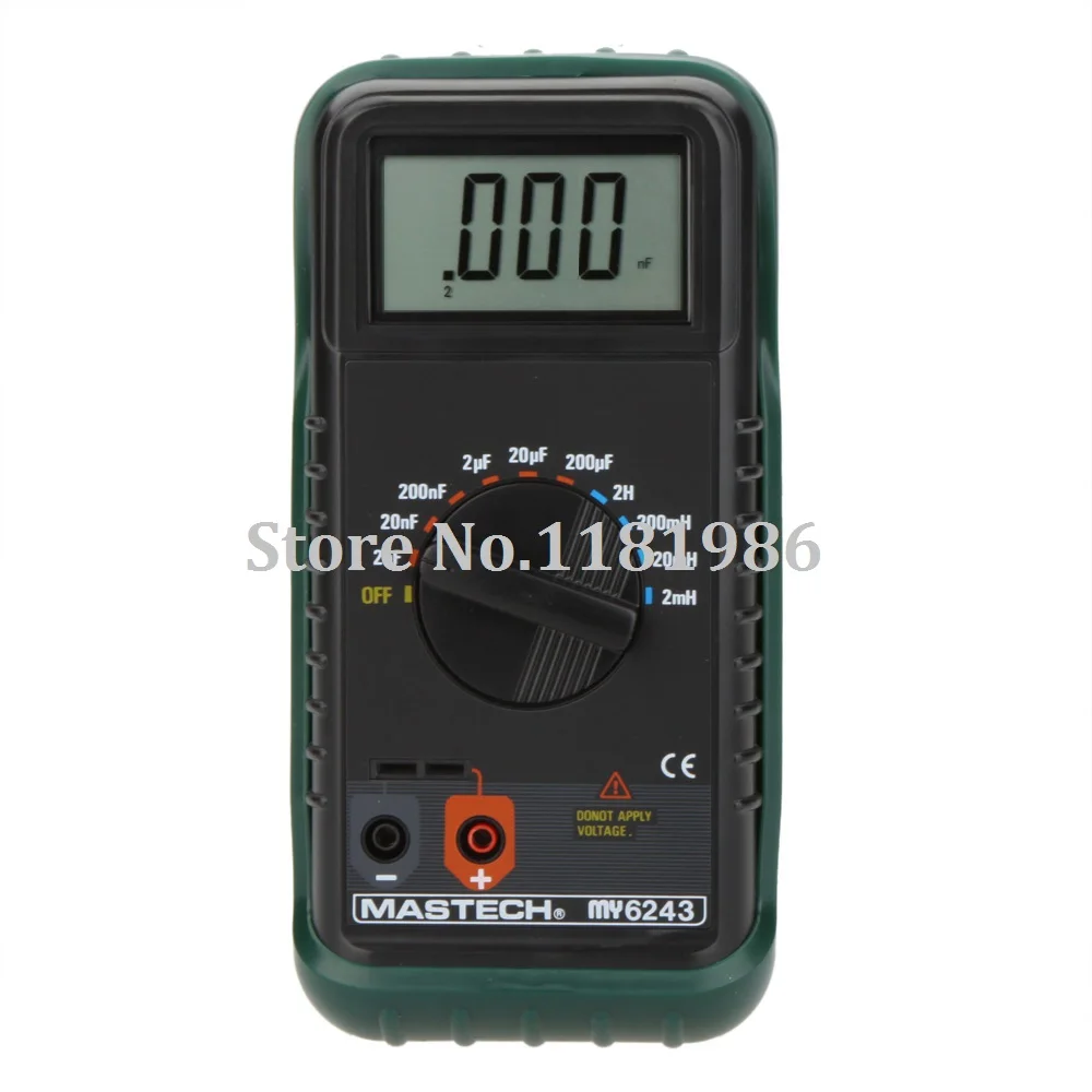 Цифровой Мультиметр MASTECH MY6243 3 1/2 1999 отсчетов C/L инструмент для измерения емкости и