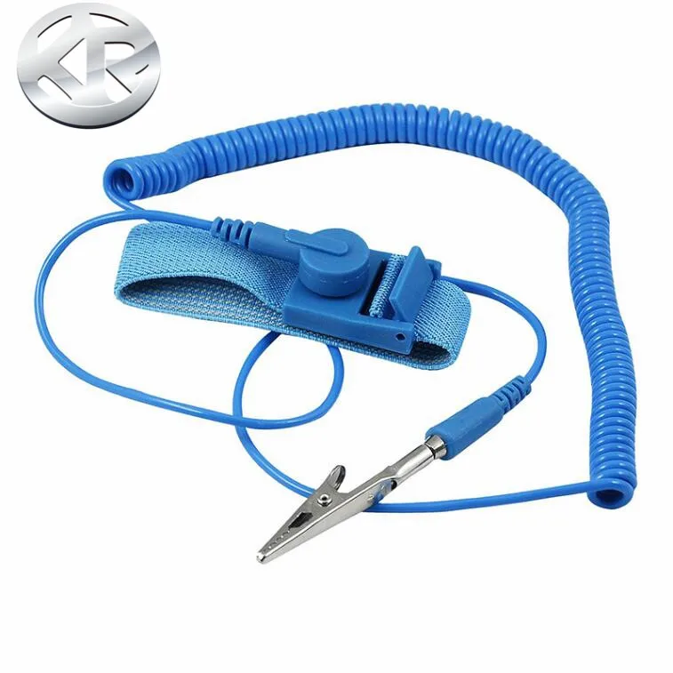 

Adjustable Anti Static Wrist Band Strap Hand With Grounding Wire Anti Static Bracelet Electrostatic ESD Discharge Cable