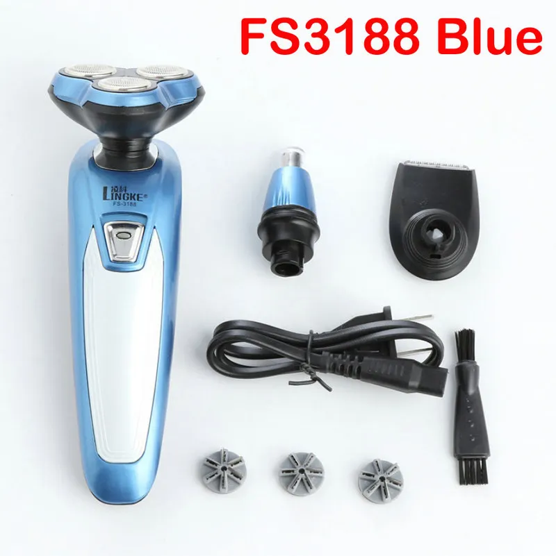 BJ5688 перезаряжаемая электробритва для мужчин 220 В Мужская бритва с триммером для волос 3D профессиональная бритва 3 Вт электрическая бритва FS3188