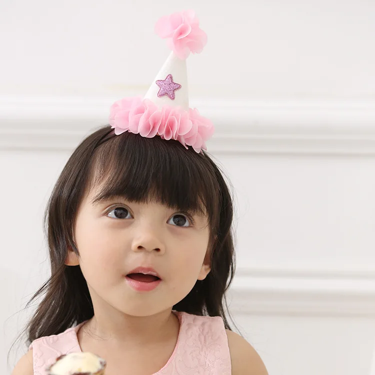 Korea High Quality Birthday Party Crown Headband Korean Girls Hairband