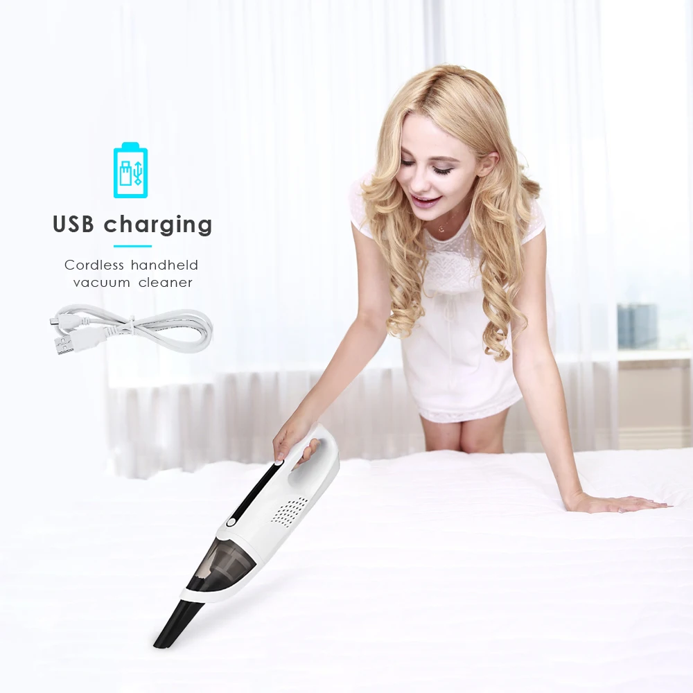 

Cordless Handheld Portable Car Vacuum Cleaner Multifunctional Rechargeable Vacuum Hoover Ash Cleaner Strong suction for Car Home