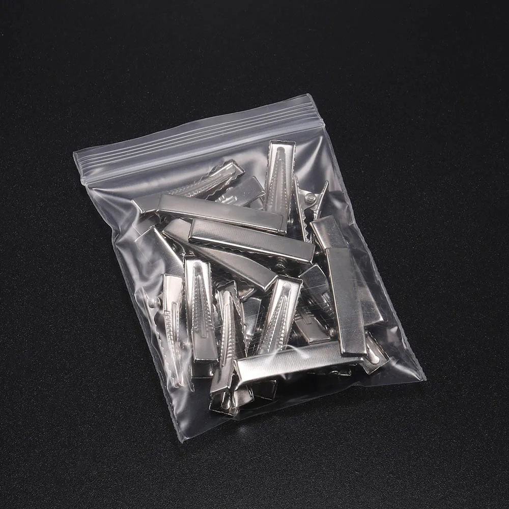Metal Hair Alligator Clips 30mm 40mm 45mm 55mm 65mm 75mm 98mm 50/20pcs Findings DIY Jewelry Hair Style Tools Accessories alligator clips test clip test hooks clips