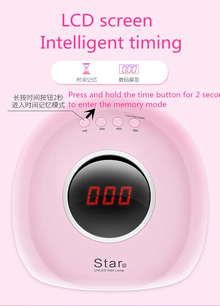 Conduziu a Lâmpada Secador para Curar Todos os Géis Ferramentas de Gel uv do Unha Mais Novo Unha Lâmpada Detecção Automática 72 w Led Manicure Art Polonês Verniz 27 Mais novo Prego Lâmpada Detecção Automática 72