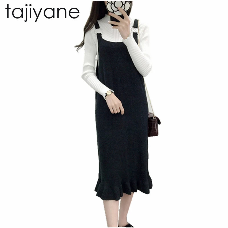 Женское платье-жилет TAJIYANE сарафан большого размера с рисунком гусиные лапки