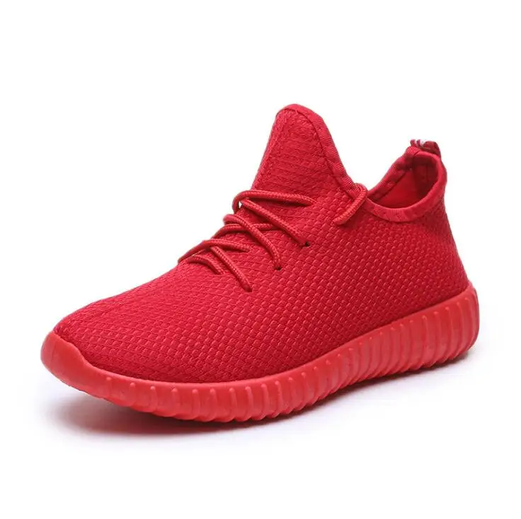 

35-40 New sports shoes women's autumn fashion casual knitted breathable non-slip shoes breathable lace running shoes