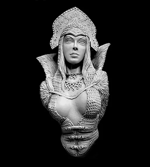 1/9 BUST 수지 피규어 모델 키트 조립되지 않은 도색되지 않은 BUST295
