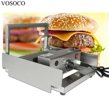 VOSOCO Hamburger machine aluminum plate hamburger machine KFC Fried chicken electric Commercial double layer hamburger furnace