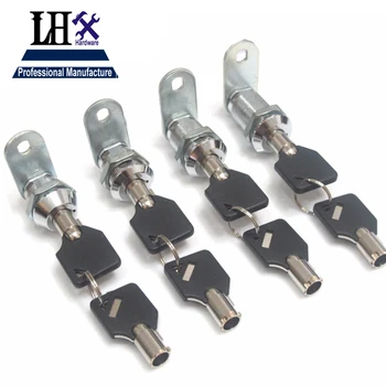 

LHX MMS349 1pcs Tubular Cam Lock for Door Mailbox Cabinet Tool Box with2 Keys Keyed Alike DIY Furniture Hardware a