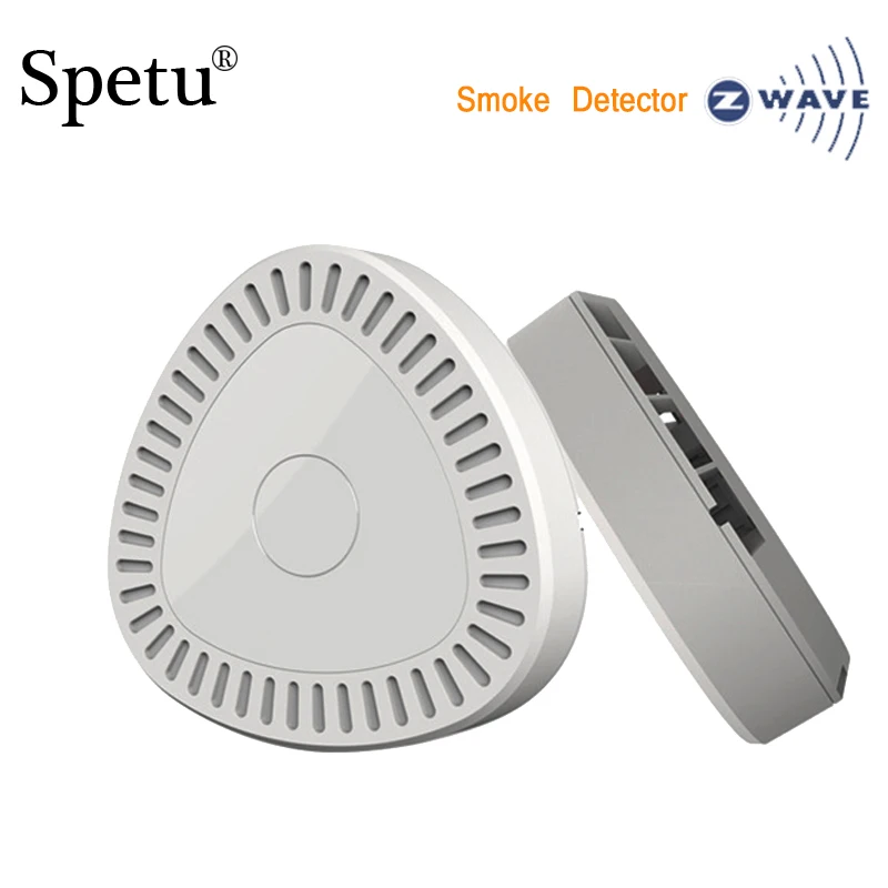 

Spetu Z-wave Smoke Sensor Smart Home EU Version 868.42mhz Z wave Smoke Detector Power Battery Operated Smart Home Automation
