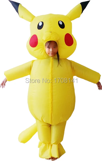 ピカチュウ子サイズ衣装子供スタイルポケモン行くピカチュウインフレータブルピカチュウ Costume Pikachu Kids Pokemon Costumespokemon Costumes Kids Aliexpress