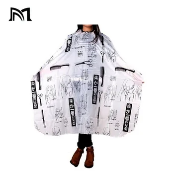 

Pro Salon Pattern Hairdressing Cape Wrap Gown Apron Barber Hairdresser 100X140cm Hair Cutting Styling Tool peluqueria accesorio