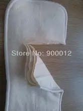 Hotsale Изменение колодки 4 Слоя Конопли Органического Хлопка Многоразовые Моющиеся Тканевые Подгузники Вставки для Детей Детские 25 шт.